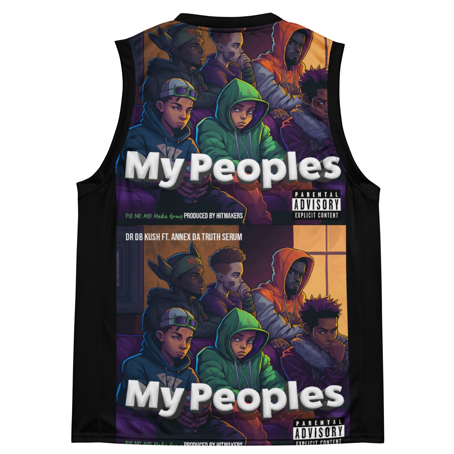 MY PEOPLES ATHLETICS - Recycled unisex basketball jersey