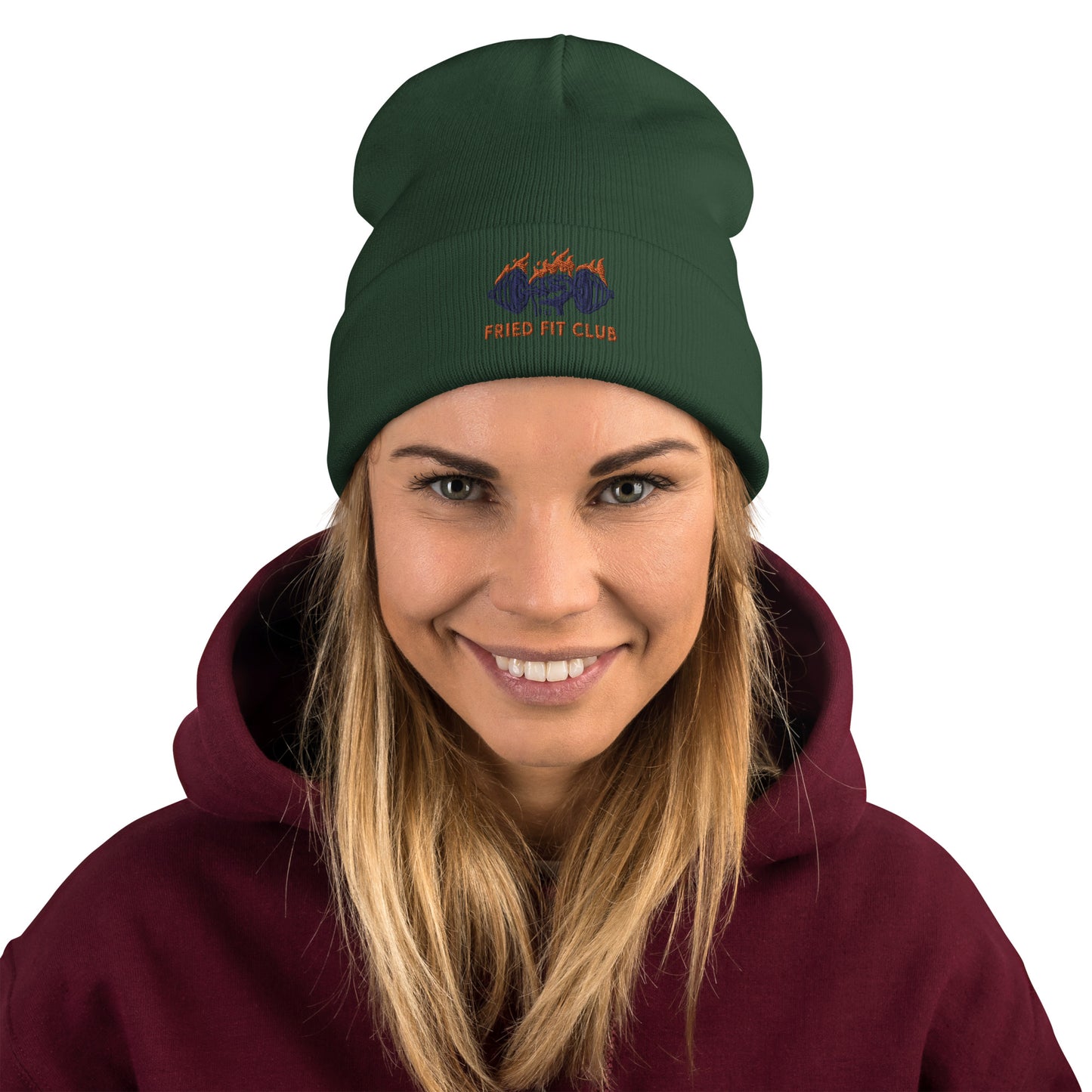 FRIED FIT CLUB Embroidered Beanie