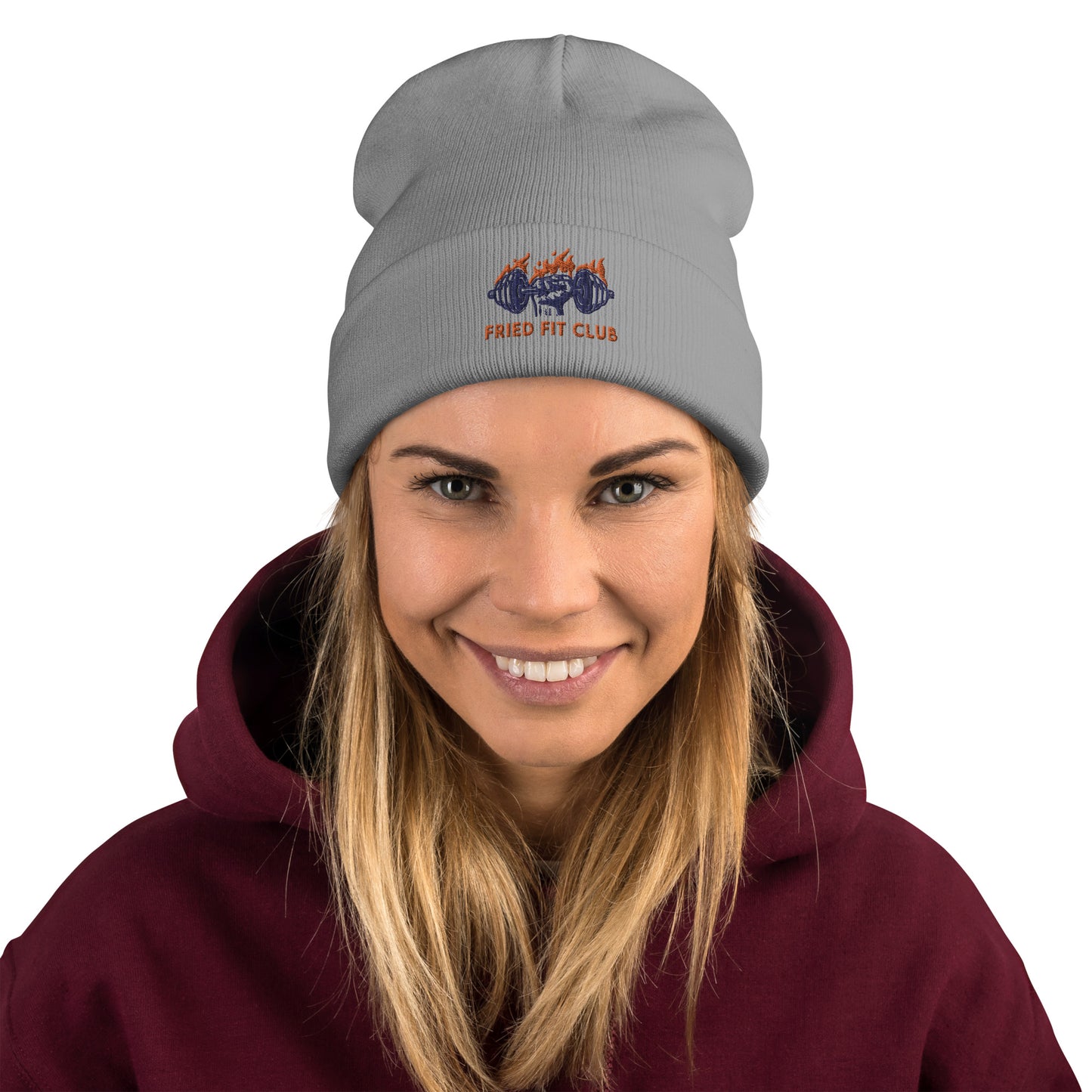 FRIED FIT CLUB Embroidered Beanie