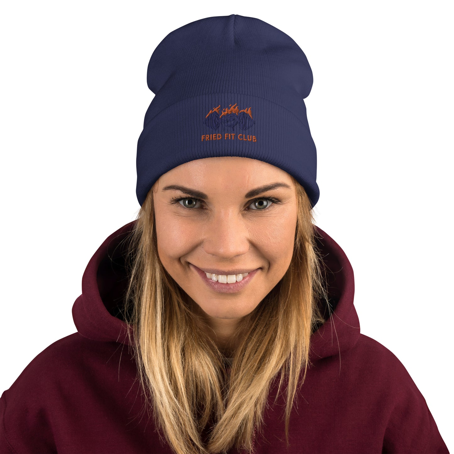 FRIED FIT CLUB Embroidered Beanie