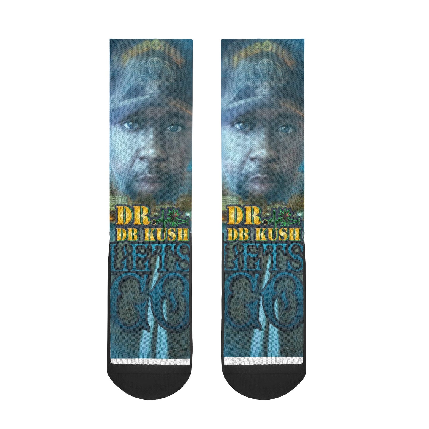 DR DB KUSH - LETS GO -Crew Socks