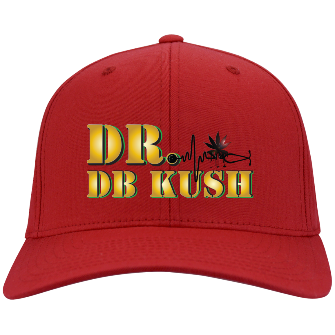 Dr Db Kush - C813 Embroidered Flex Fit Twill Baseball Cap