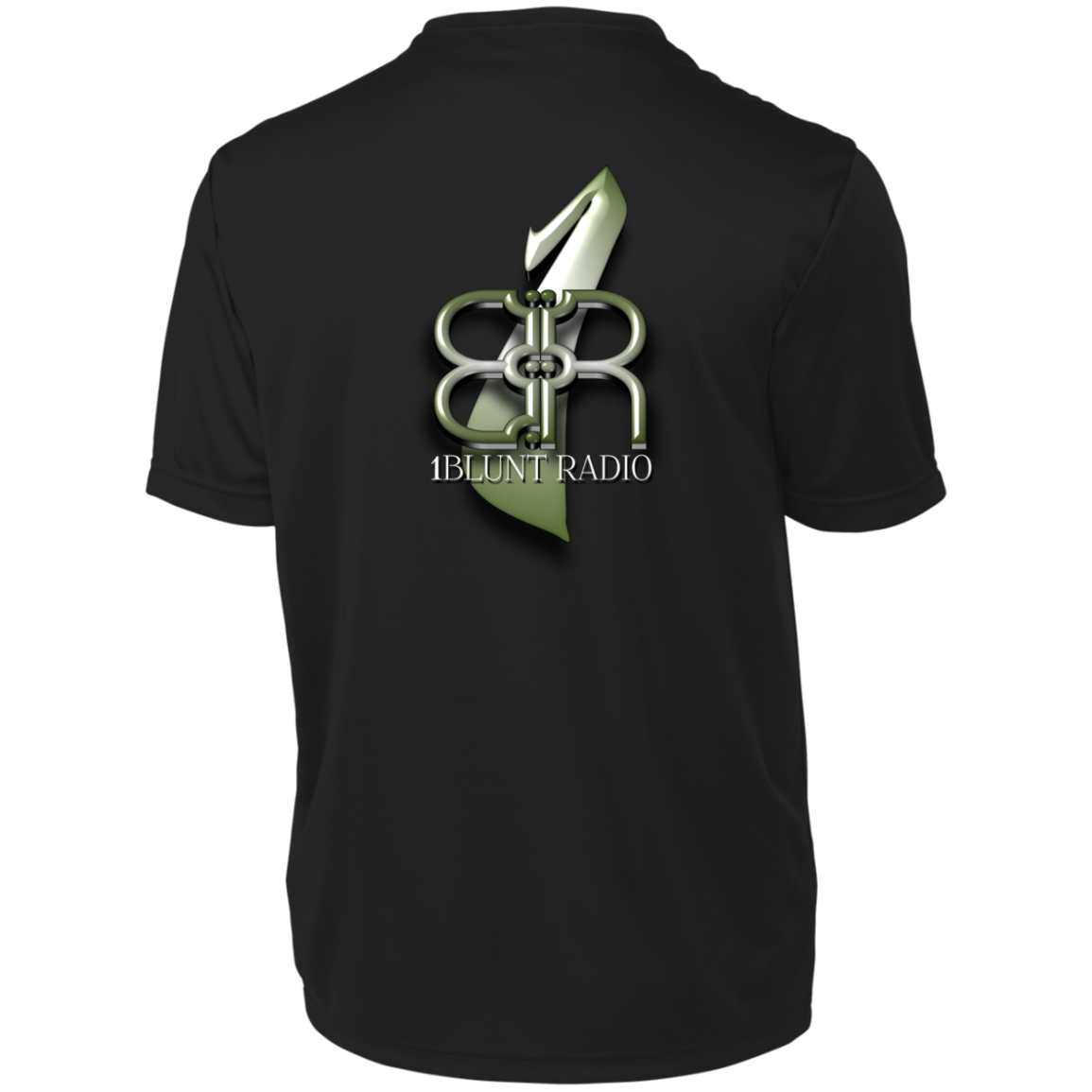 1Bluntradio - 790 Men's Moisture-Wicking Tee