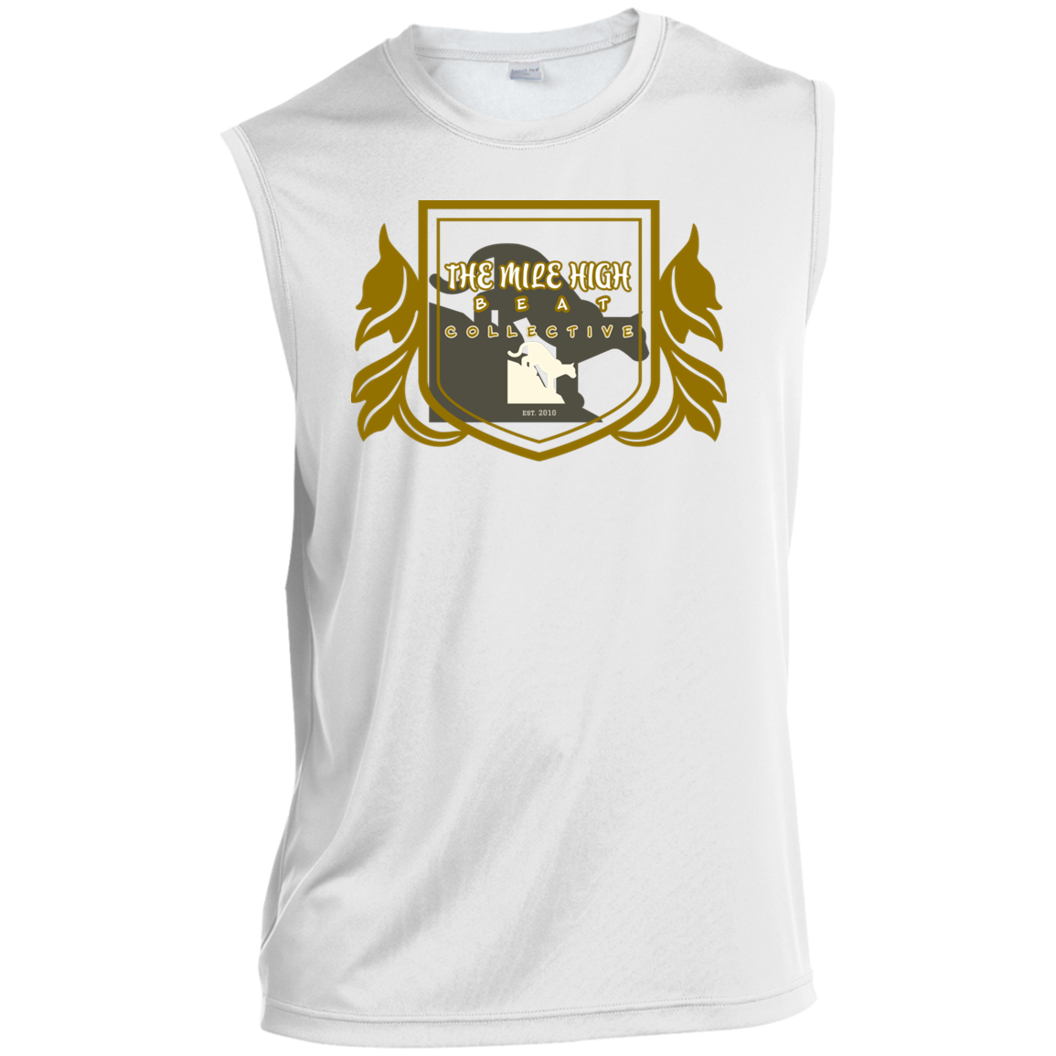 Mile High Beat collective - ST352 Men’s Sleeveless Performance Tee