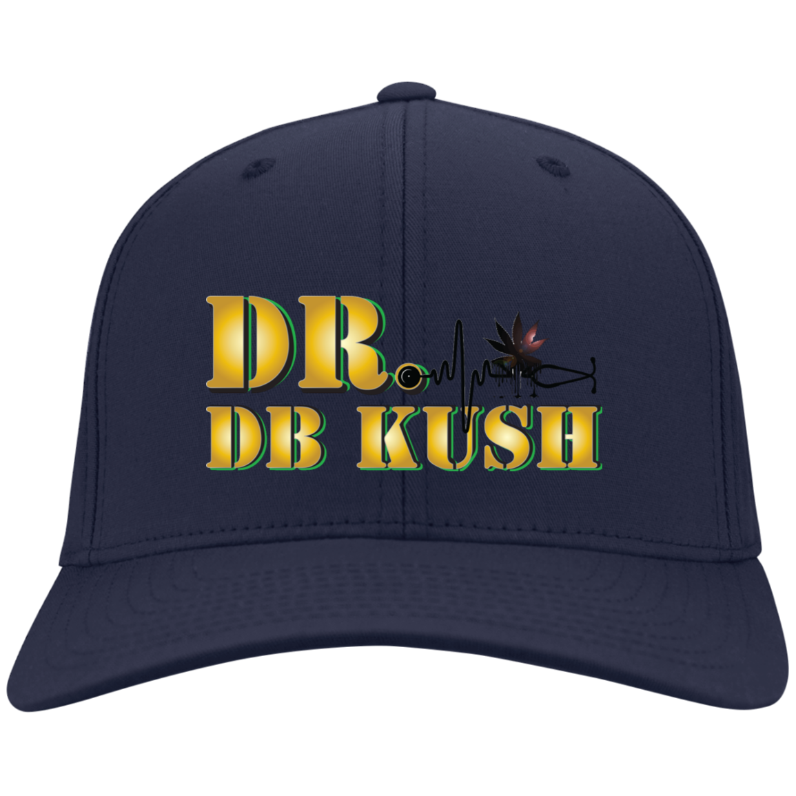 Dr Db Kush - C813 Embroidered Flex Fit Twill Baseball Cap