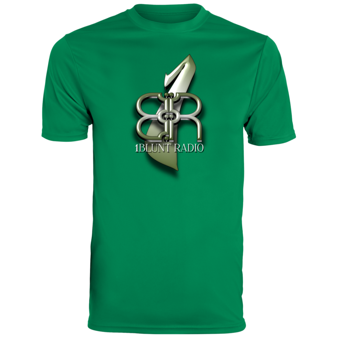 1Bluntradio - 790 Men's Moisture-Wicking Tee