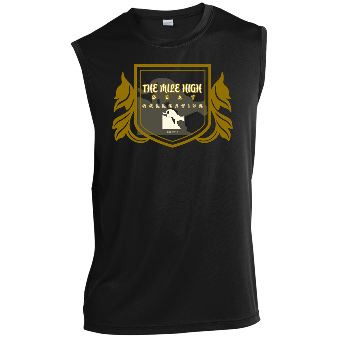 Mile High Beat collective - ST352 Men’s Sleeveless Performance Tee