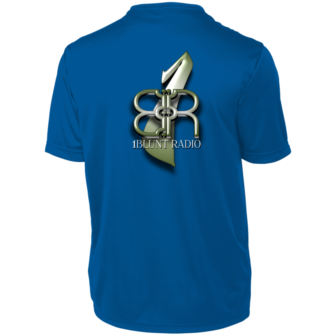 1Bluntradio - 790 Men's Moisture-Wicking Tee