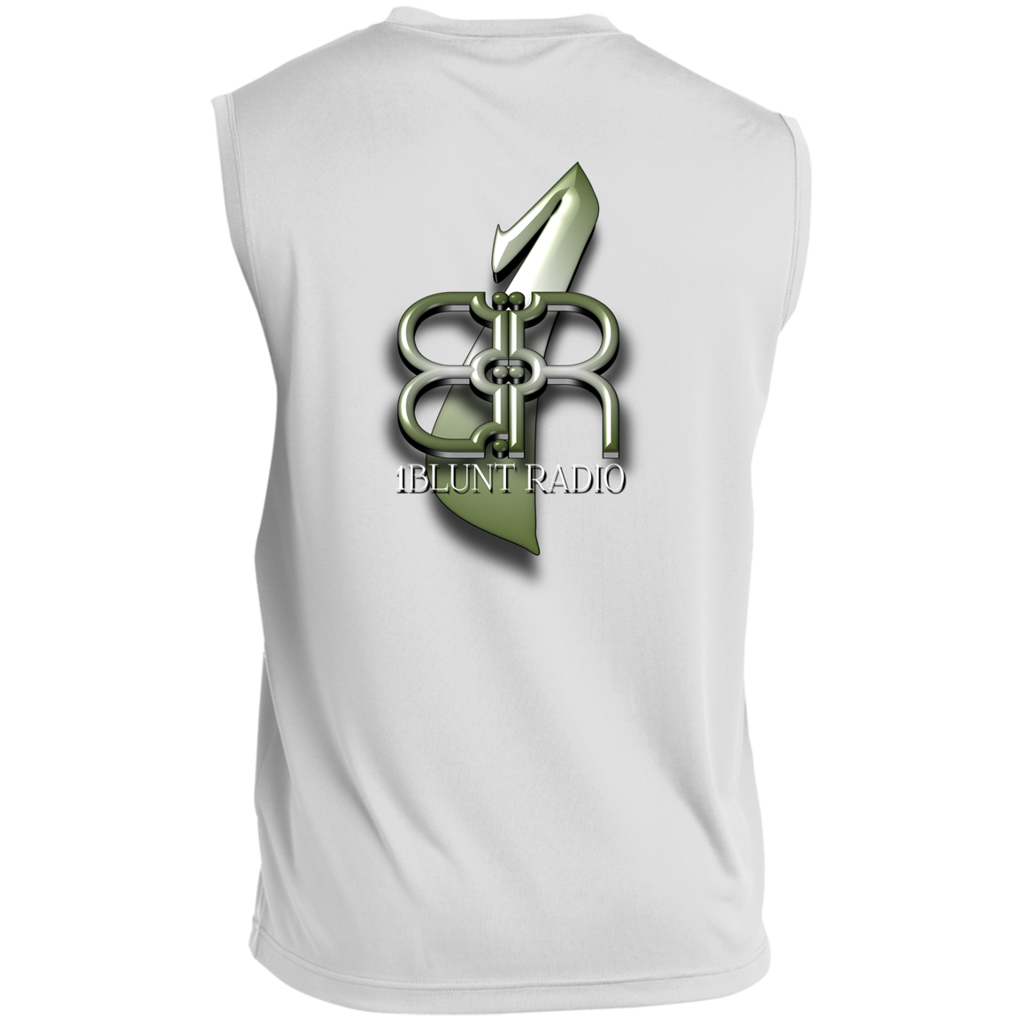 1Bluntradio - ST352 Men’s Sleeveless Performance Tee