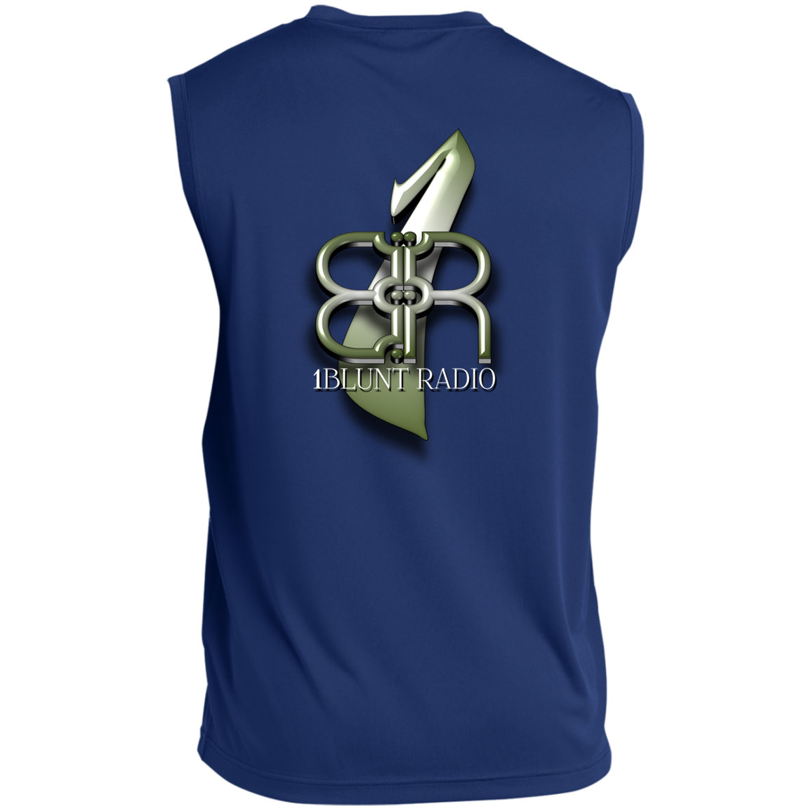 1Bluntradio - ST352 Men’s Sleeveless Performance Tee