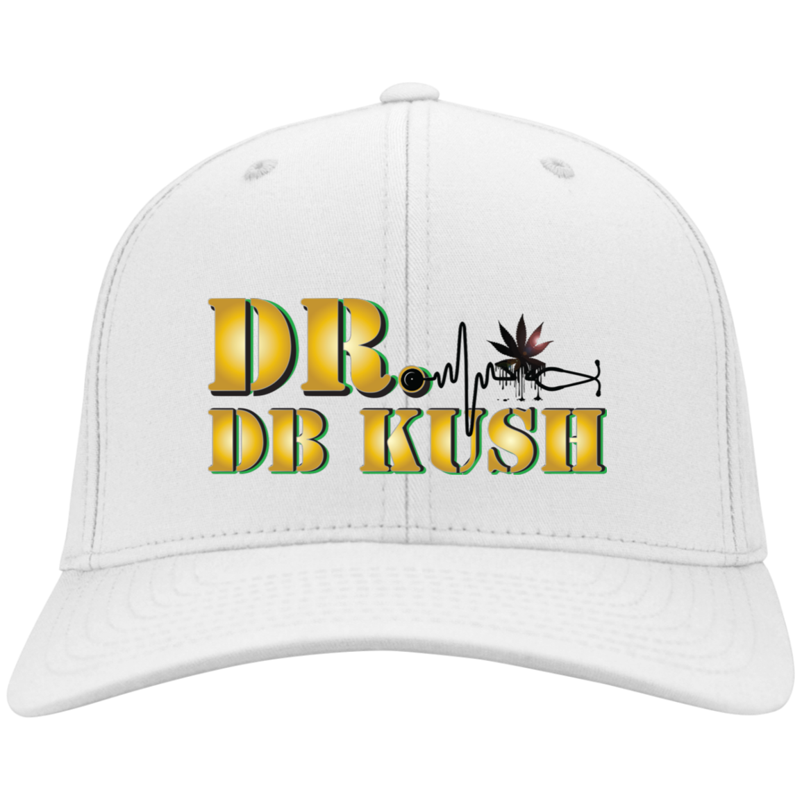 Dr Db Kush - C813 Embroidered Flex Fit Twill Baseball Cap