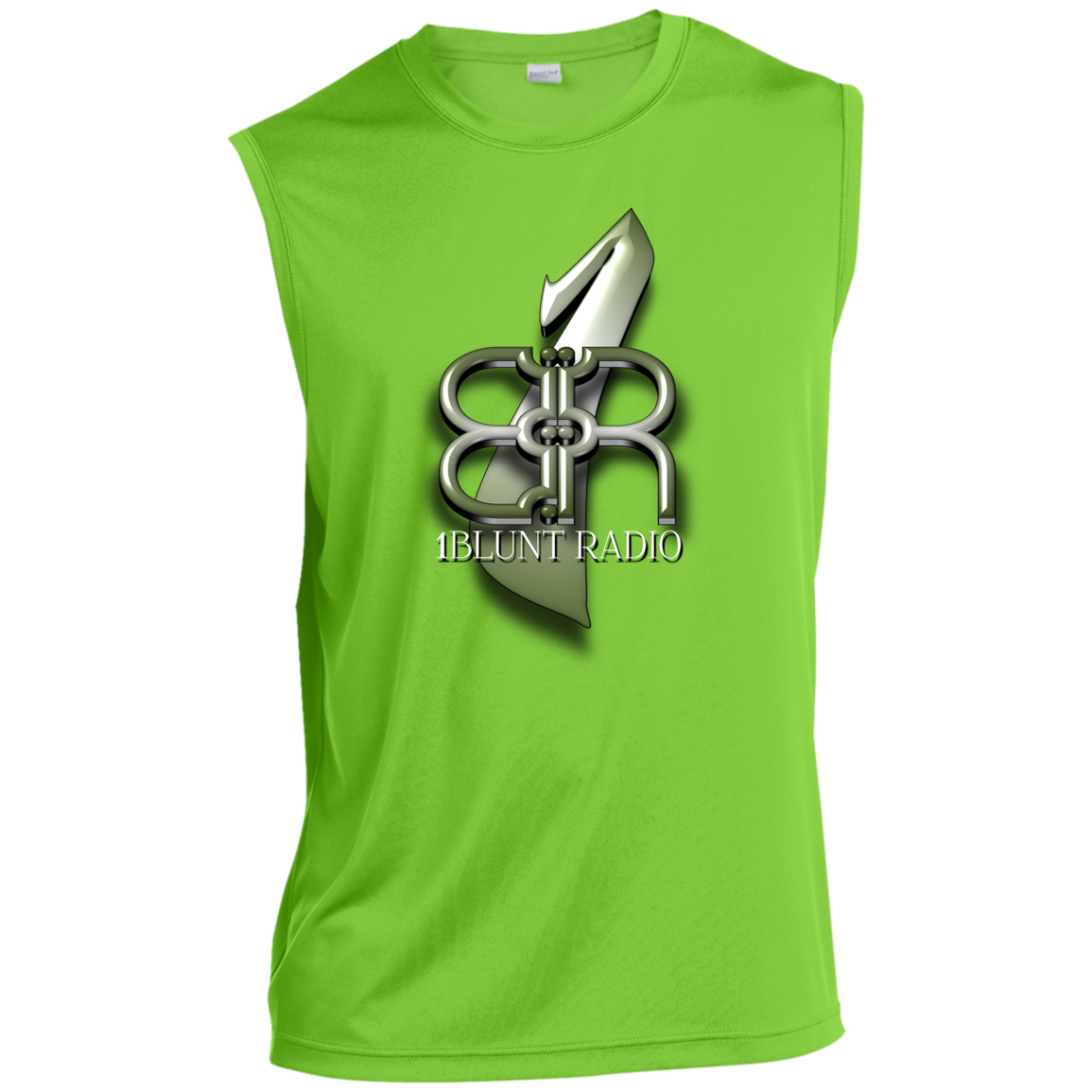 1Bluntradio - ST352 Men’s Sleeveless Performance Tee