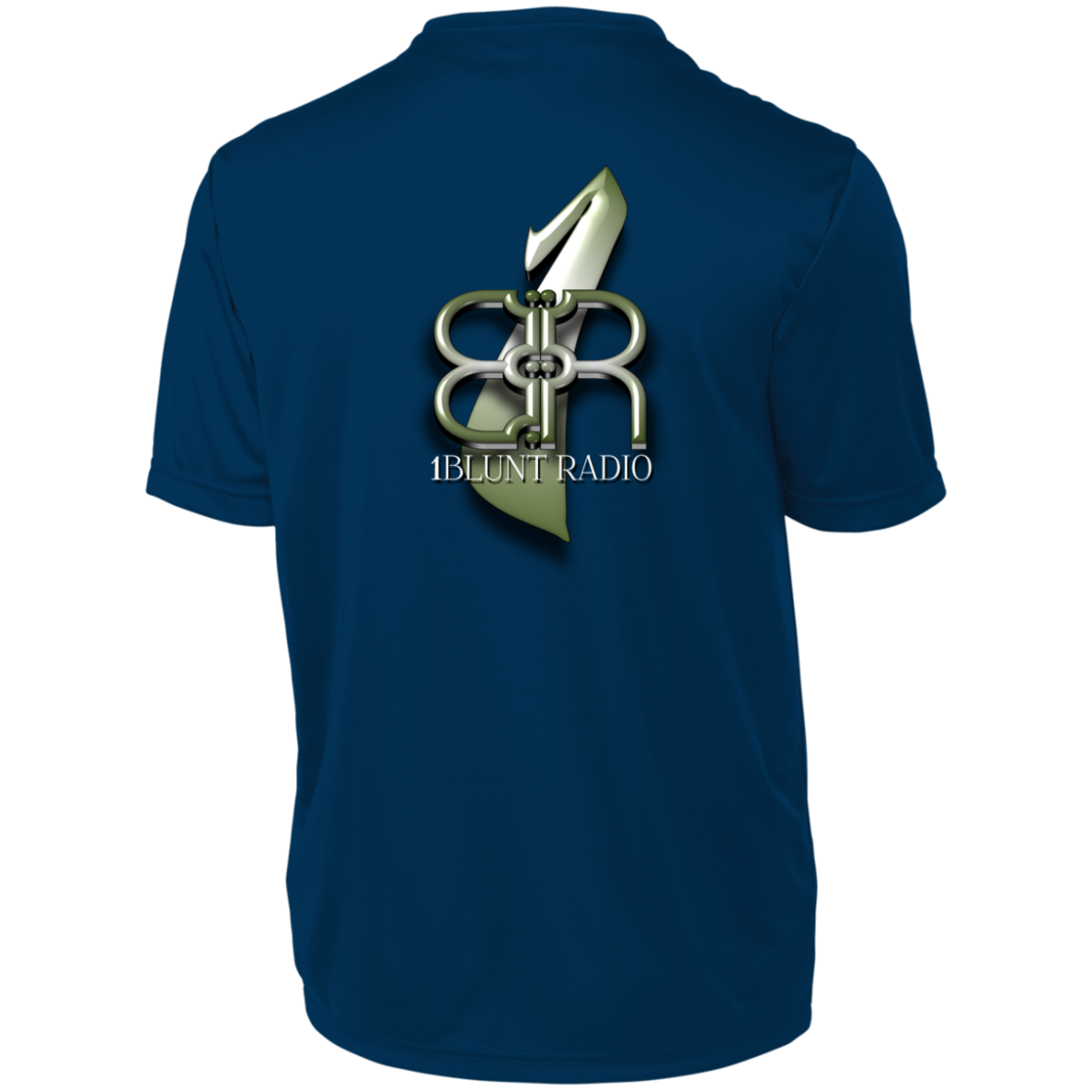 1Bluntradio - 790 Men's Moisture-Wicking Tee