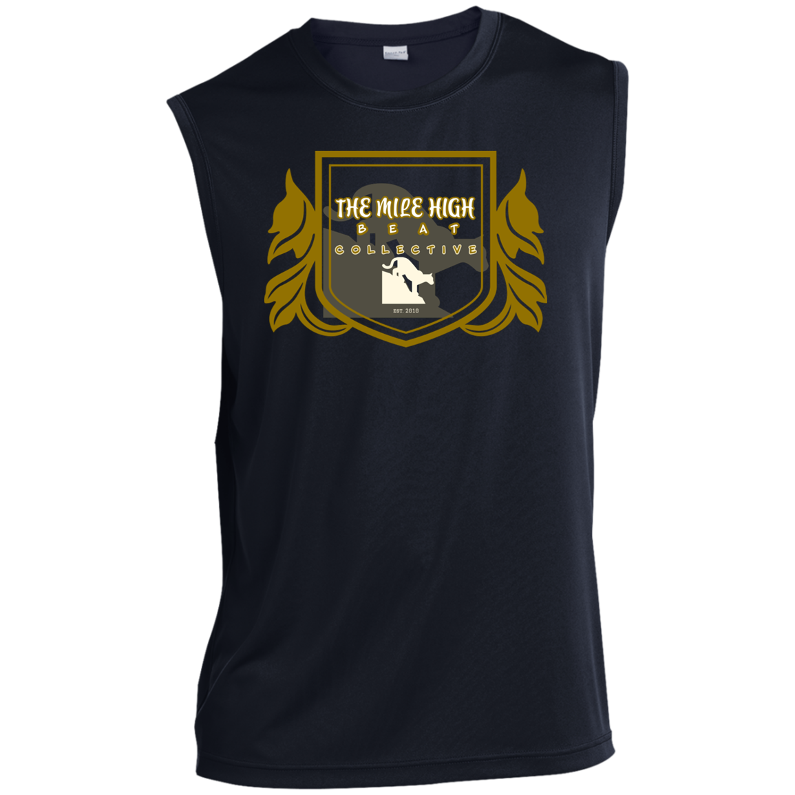 Mile High Beat collective - ST352 Men’s Sleeveless Performance Tee