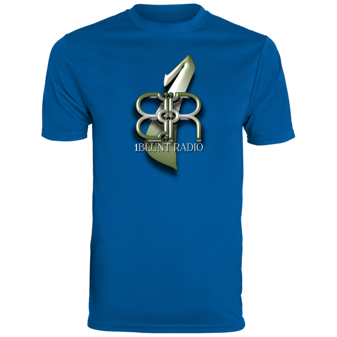 1Bluntradio - 790 Men's Moisture-Wicking Tee