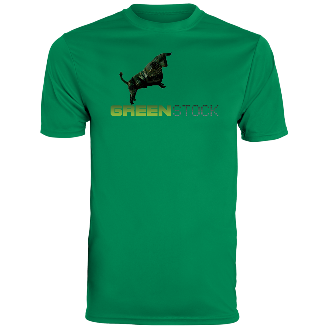 Green Stock - 790 Men's Moisture-Wicking Tee