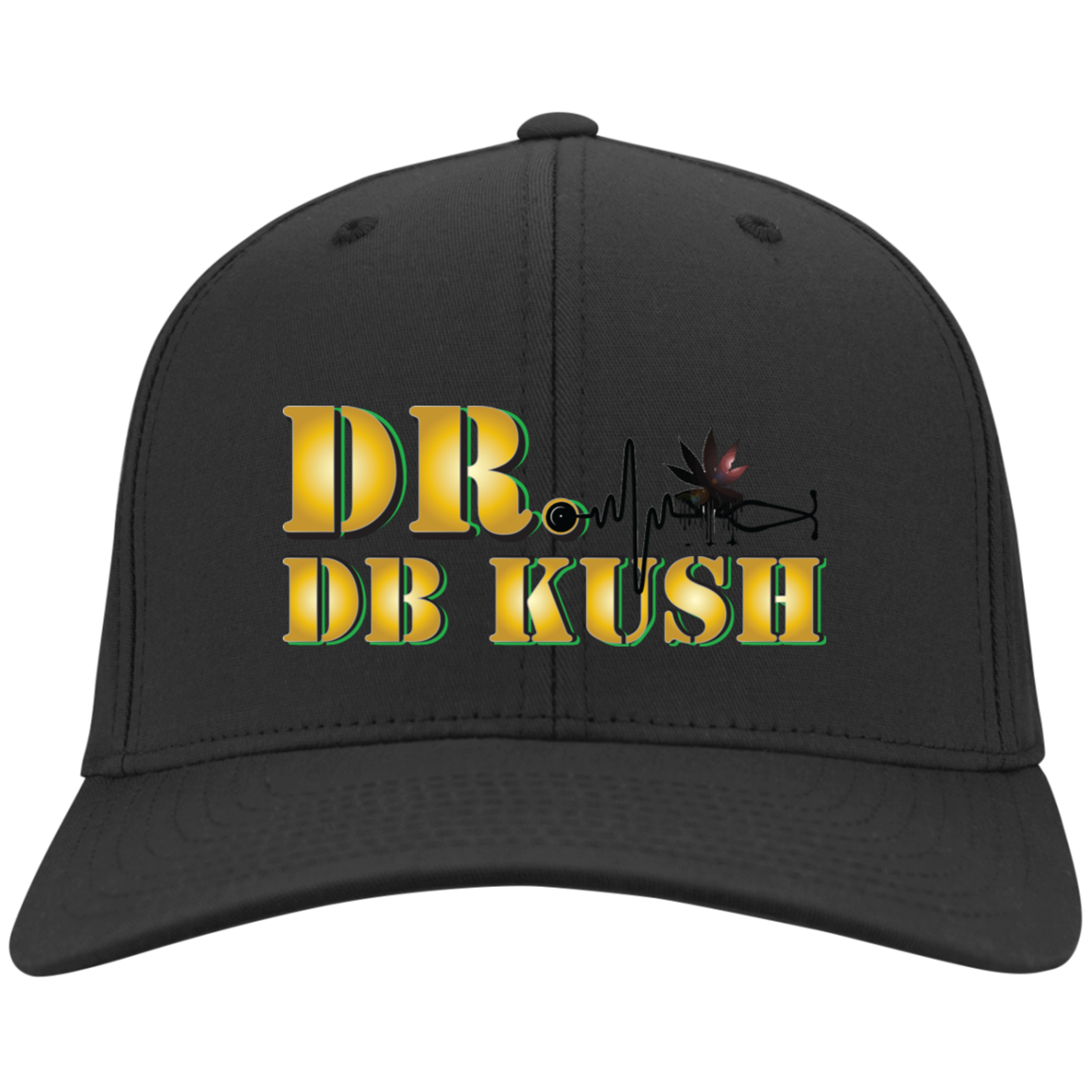 Dr Db Kush - C813 Embroidered Flex Fit Twill Baseball Cap