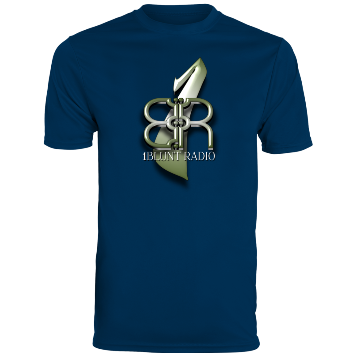 1Bluntradio - 790 Men's Moisture-Wicking Tee