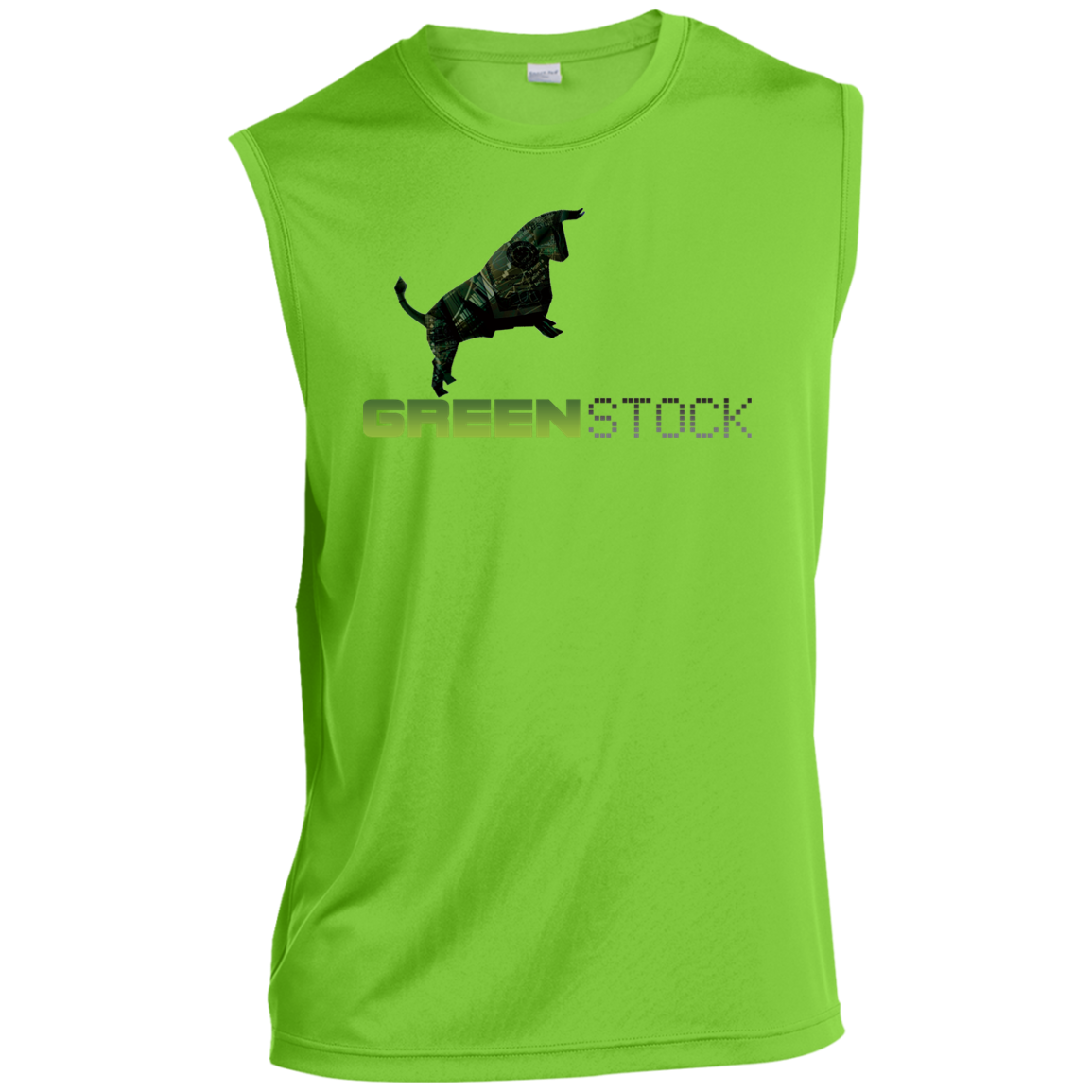 Green Stocks - ST352 Men’s Sleeveless Performance Tee