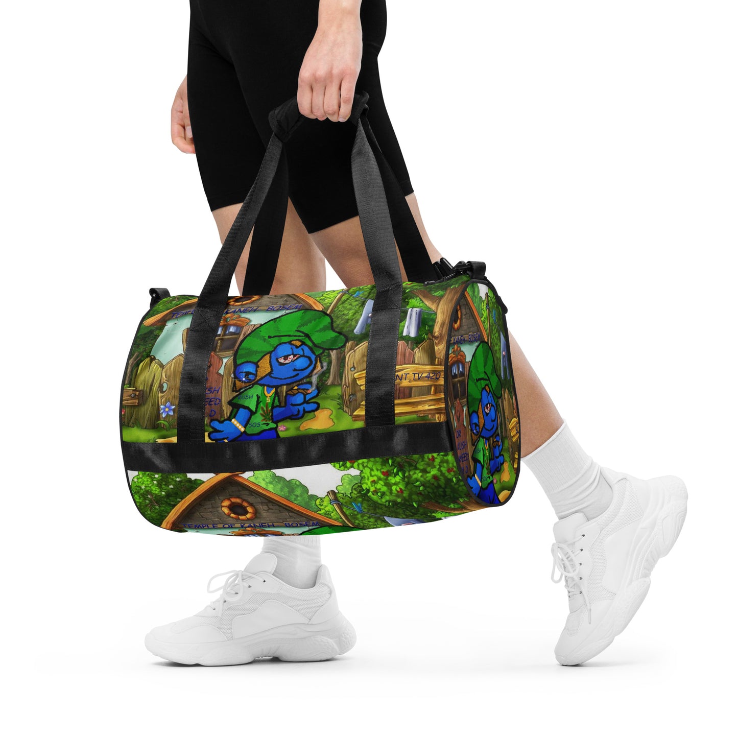 ALL I NEED - All-over print gym bag