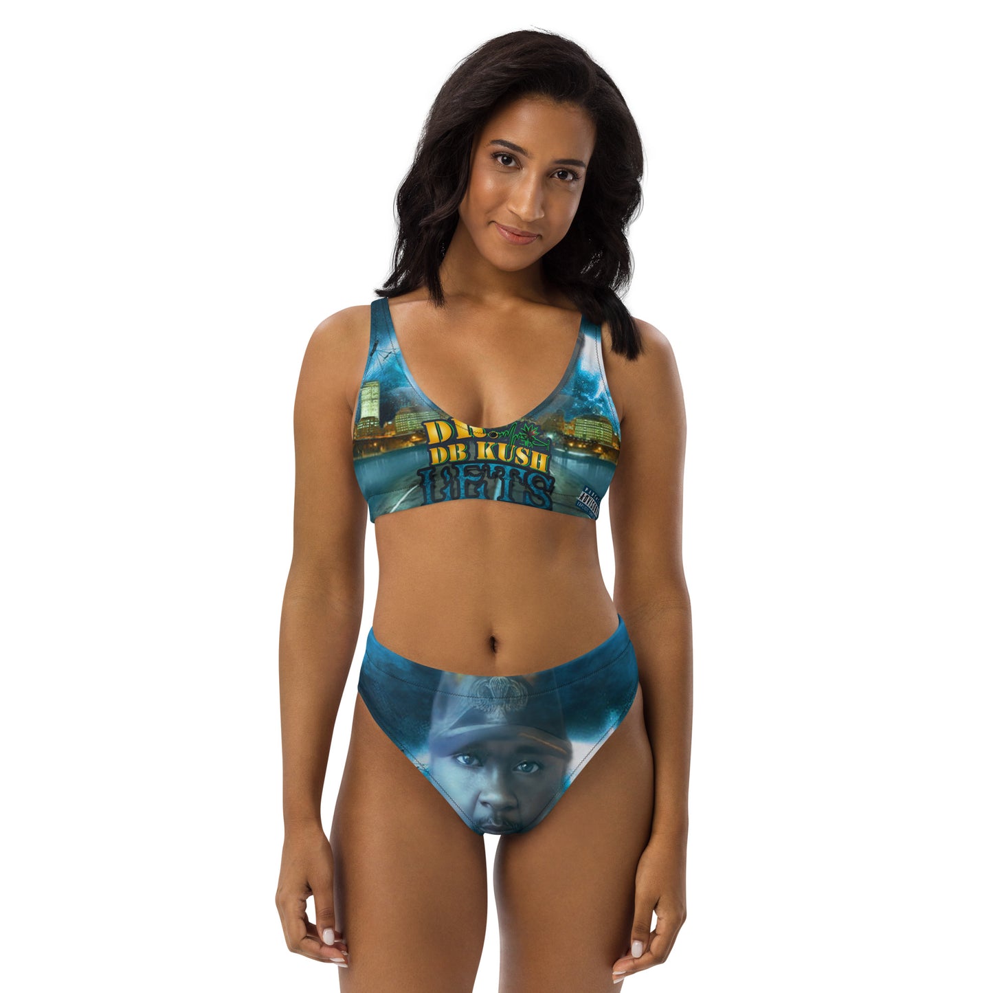 DR DB KUSH - LETS GO - Recycled high-waisted bikini