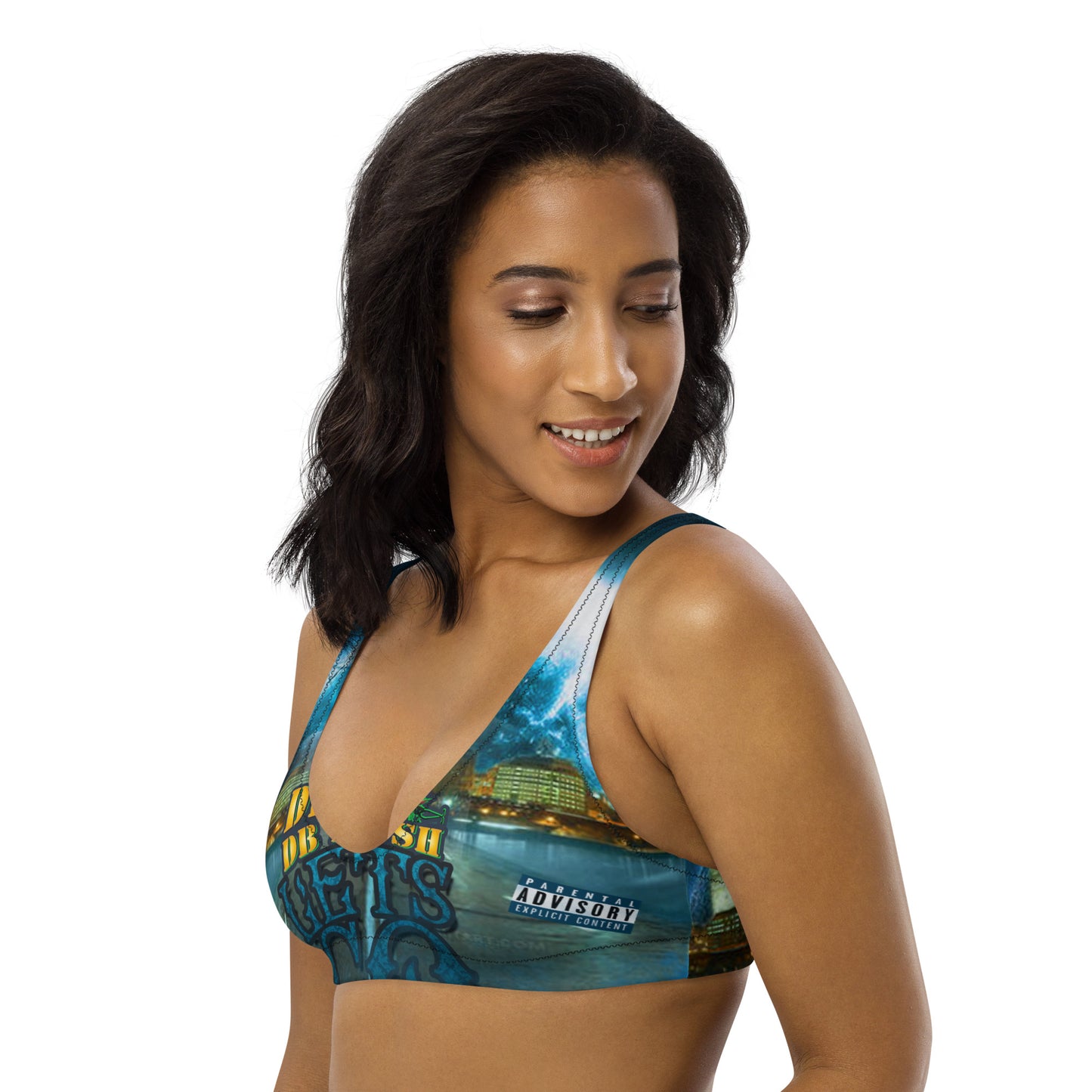 DR DB KUSH - LETS - Recycled padded bikini top