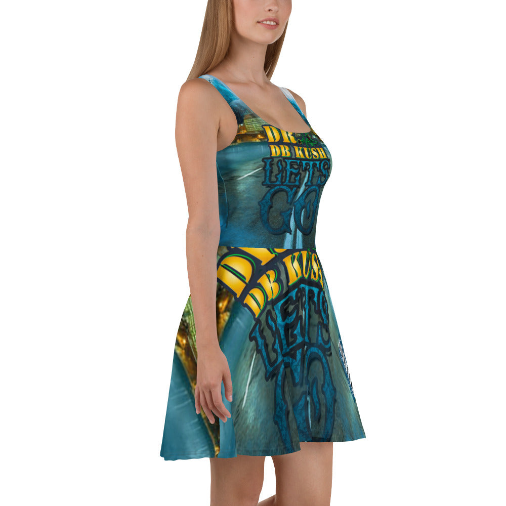 DR DB KUSH - LETS GO - Skater Dress