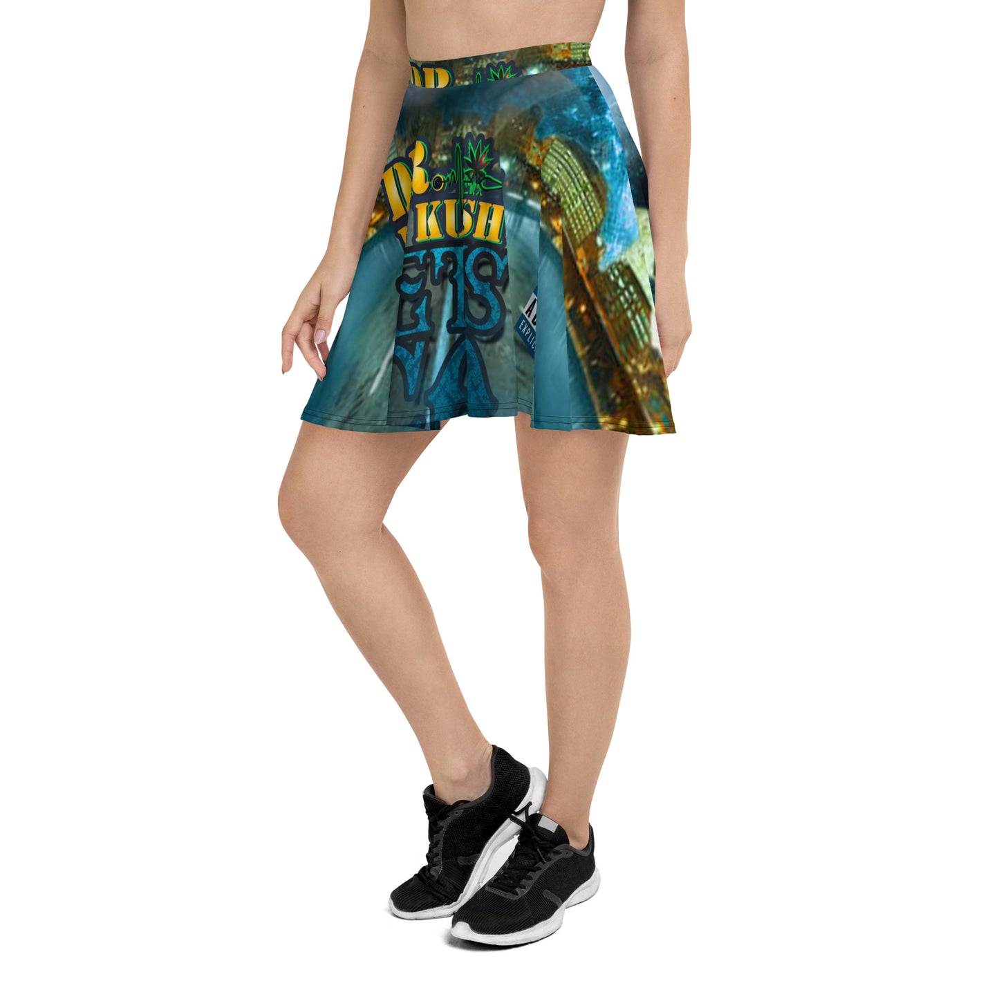 DR DB KUSH - LETS GO - Skater Skirt