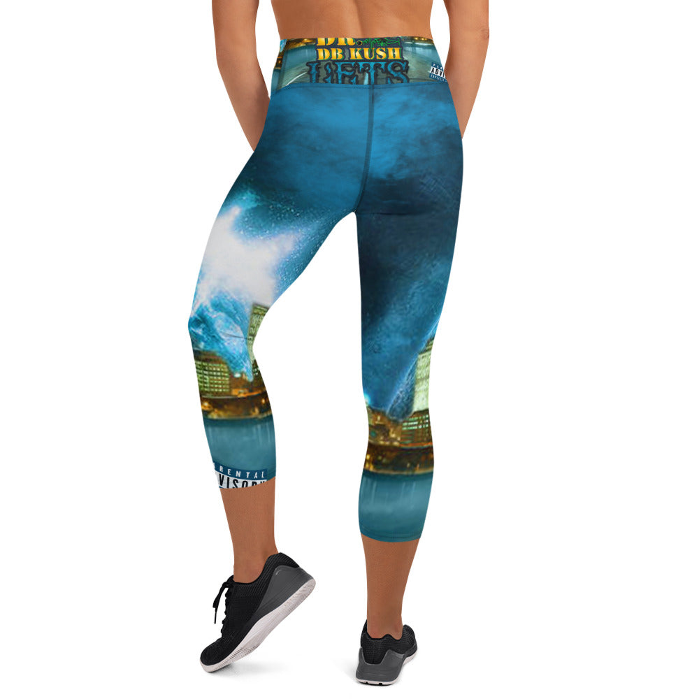 DR DB KUSH - LETS GO - Yoga Capri Leggings