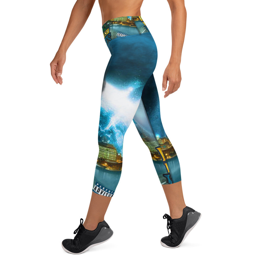 DR DB KUSH - LETS GO - Yoga Capri Leggings