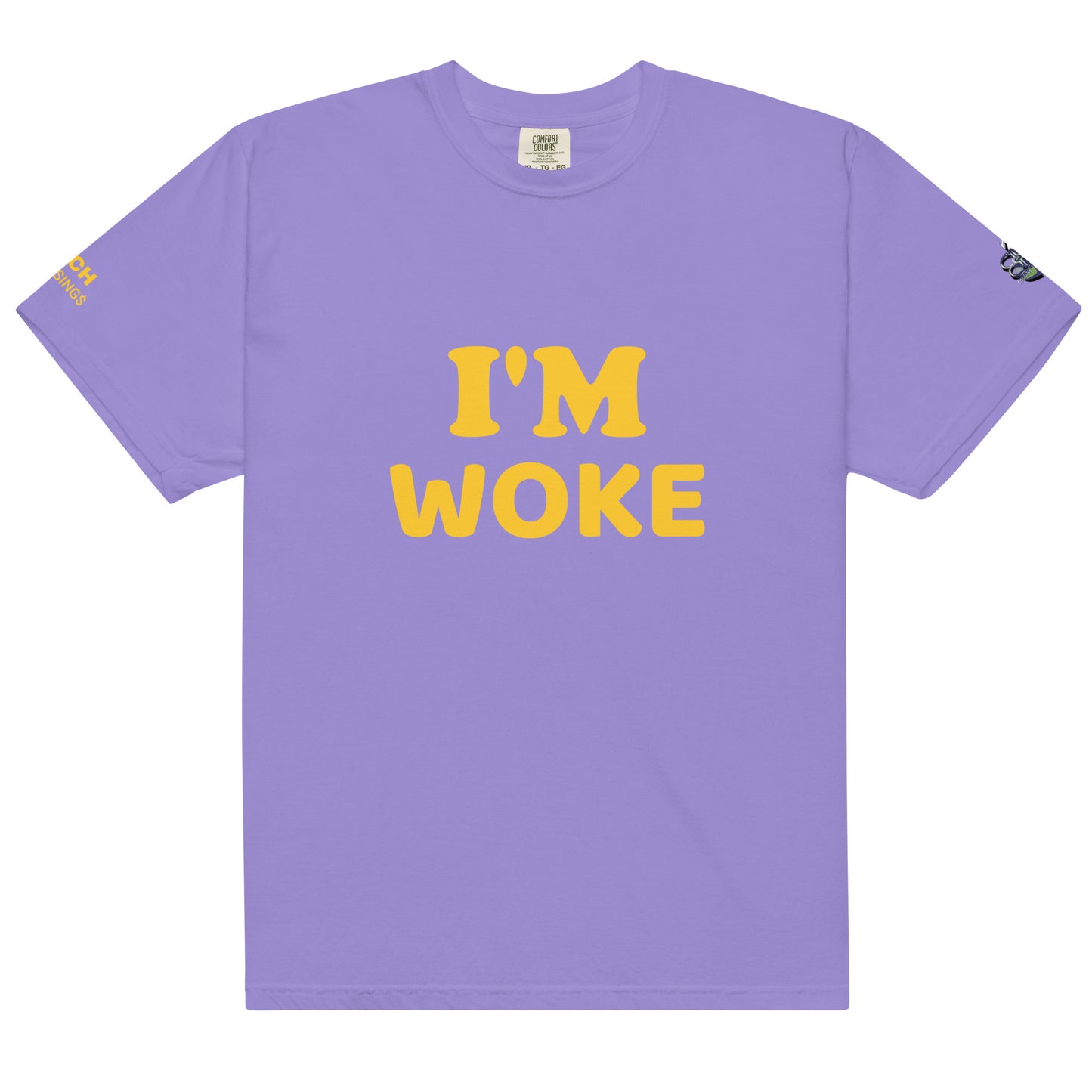 I'M WOKE - Men’s garment-dyed heavyweight t-shirt