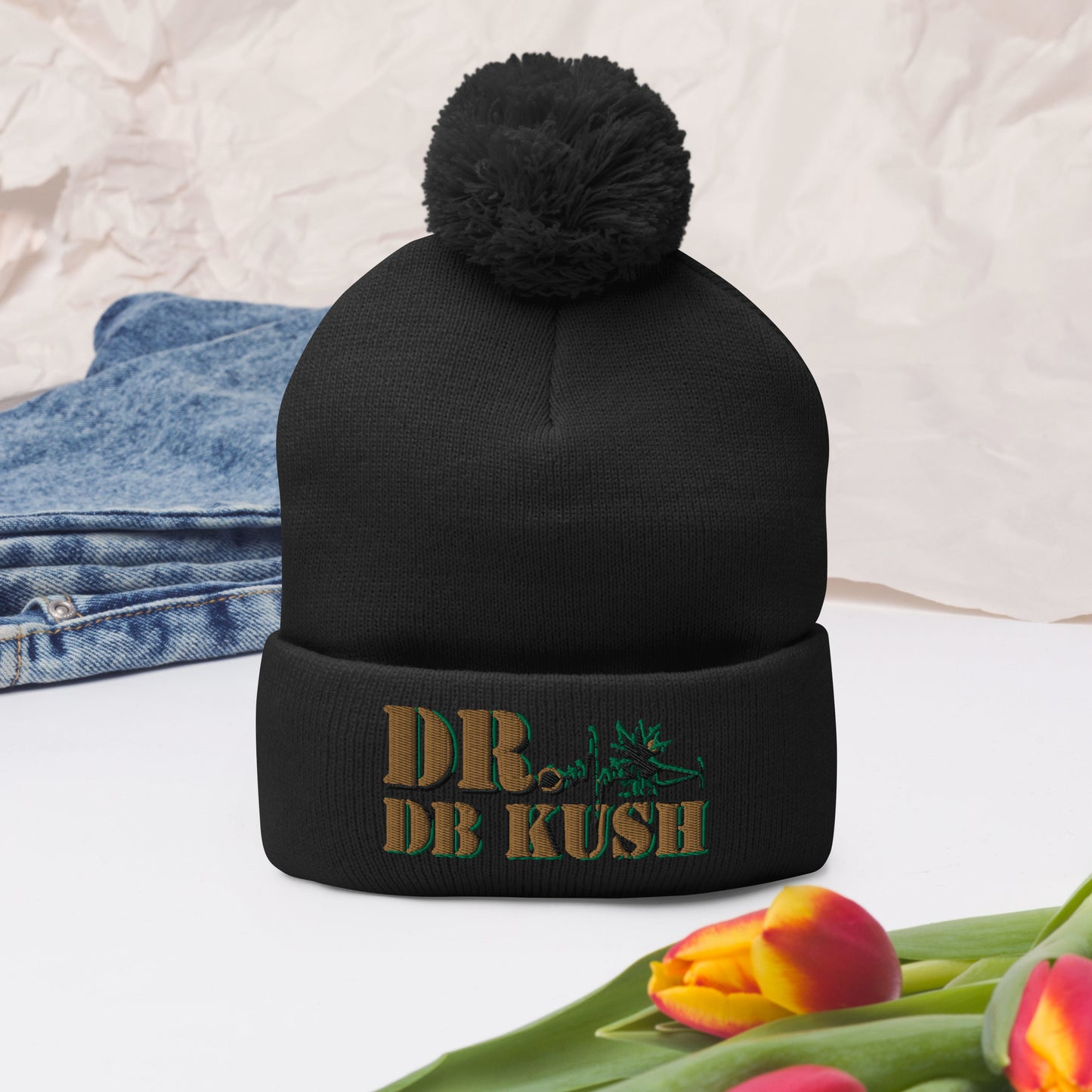 DR DB KUSH - Pom-Pom Beanie