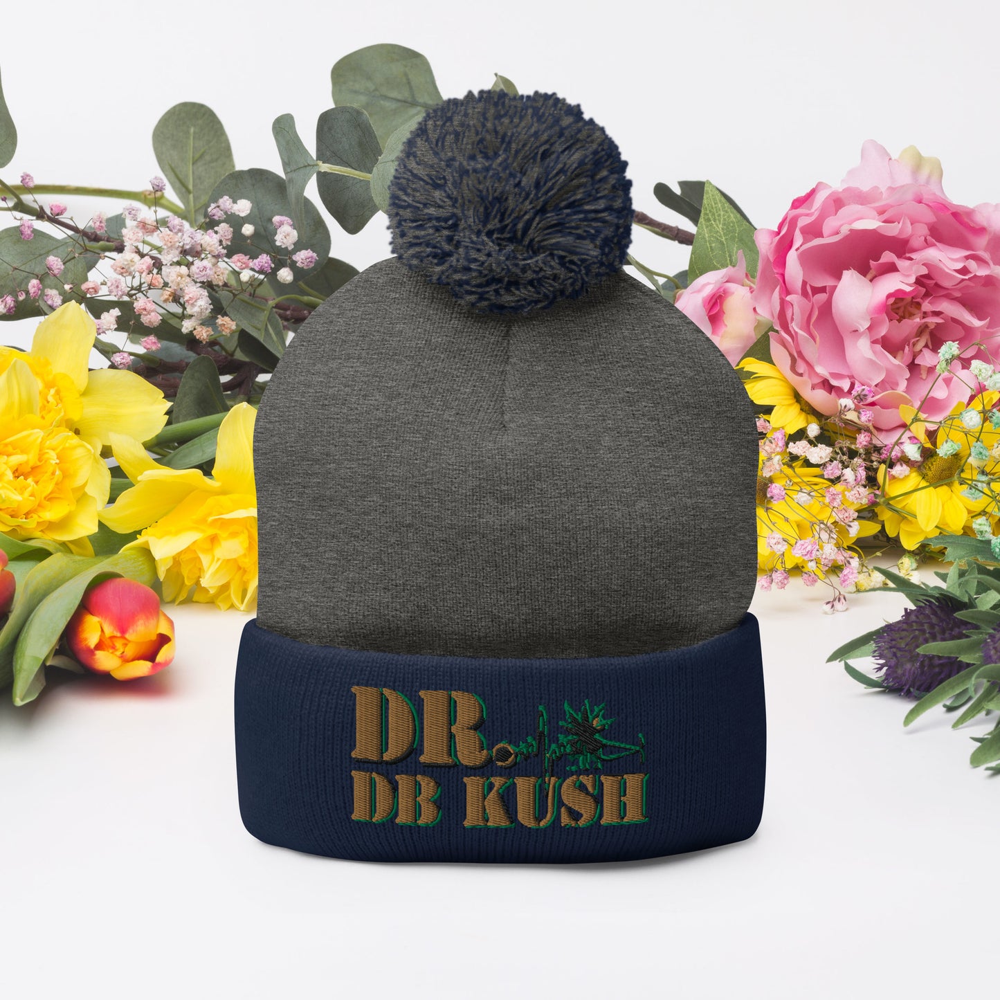 DR DB KUSH - Pom-Pom Beanie