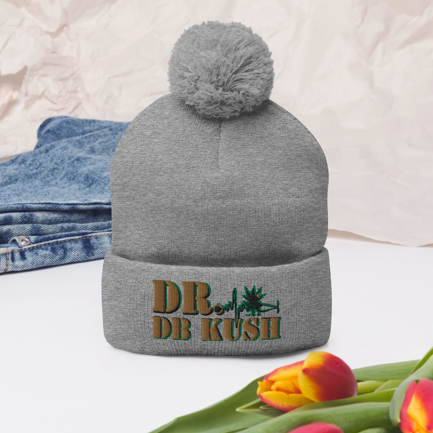 DR DB KUSH - Pom-Pom Beanie