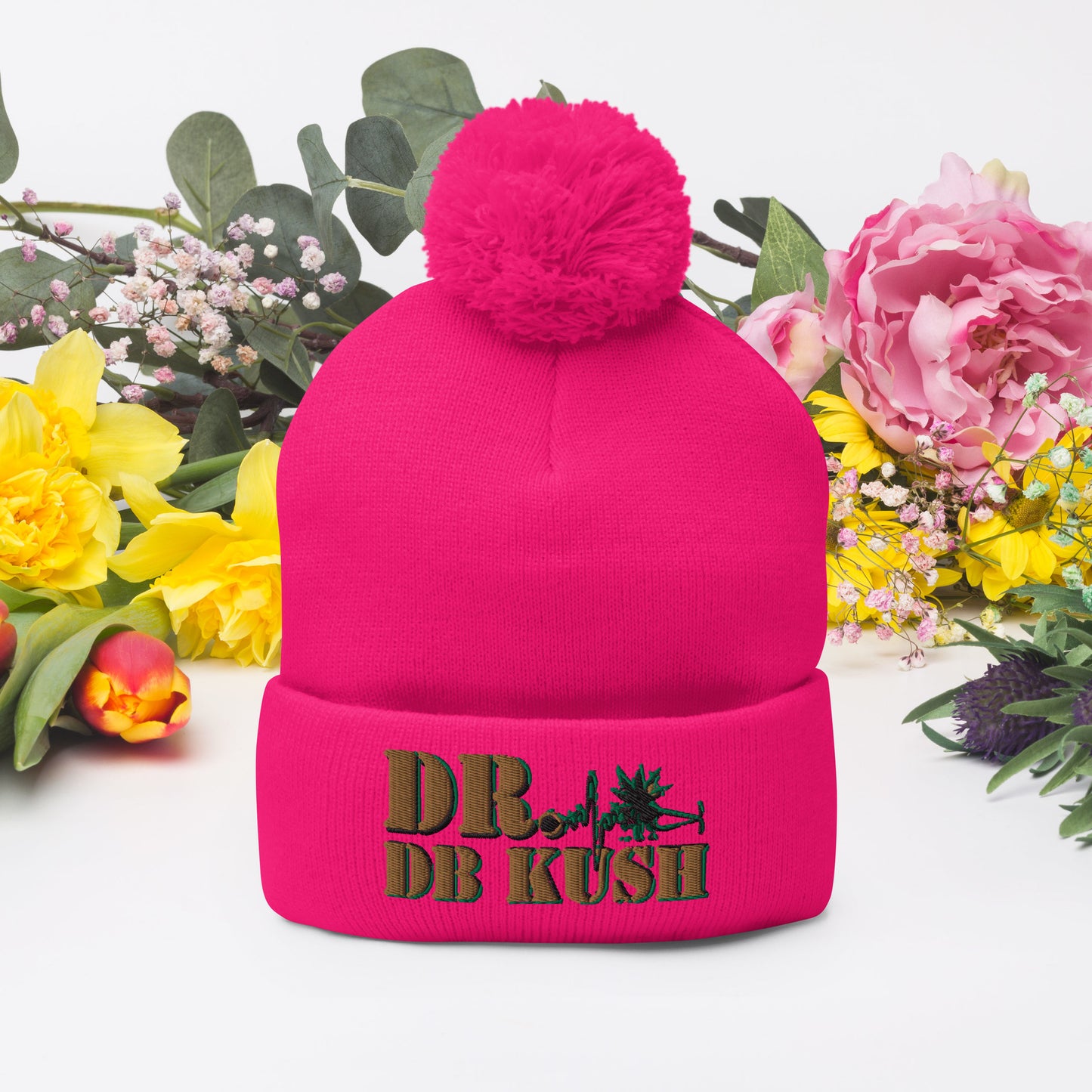 DR DB KUSH - Pom-Pom Beanie