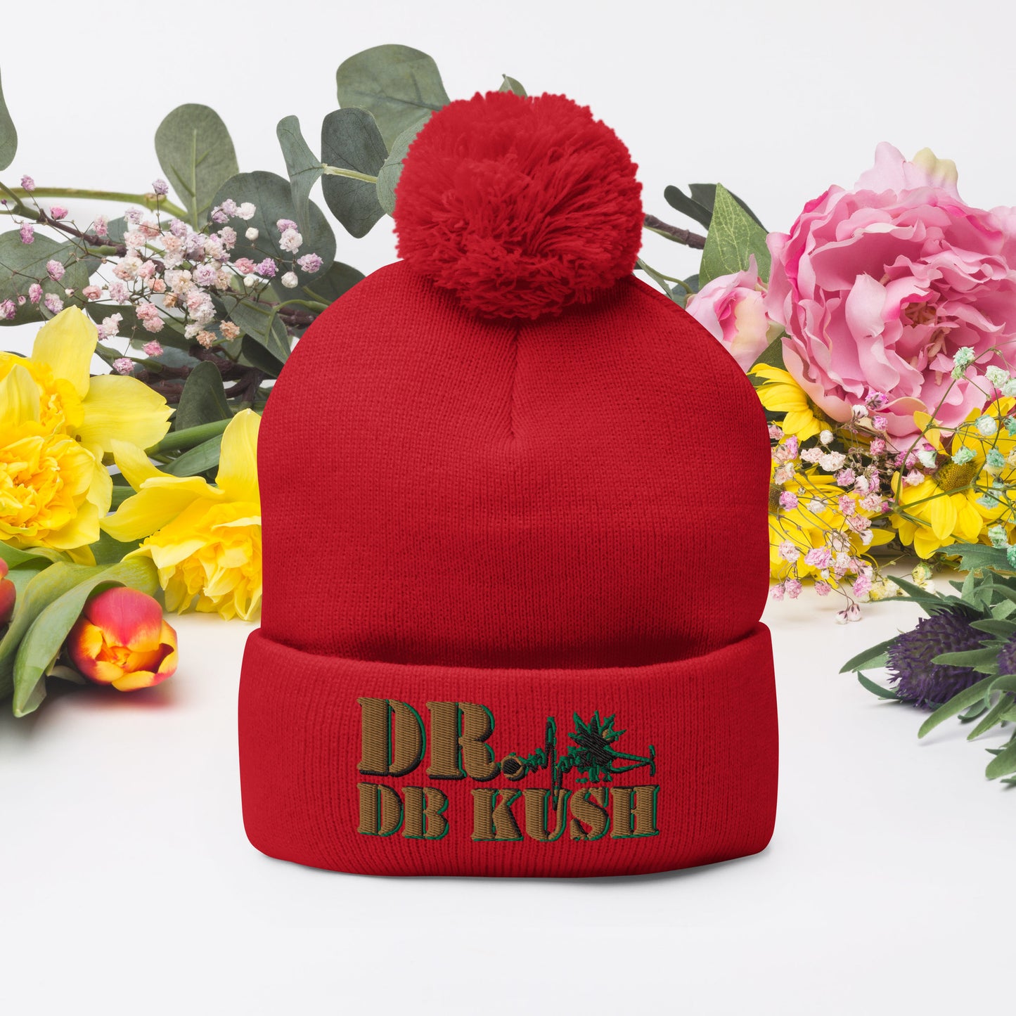 DR DB KUSH - Pom-Pom Beanie