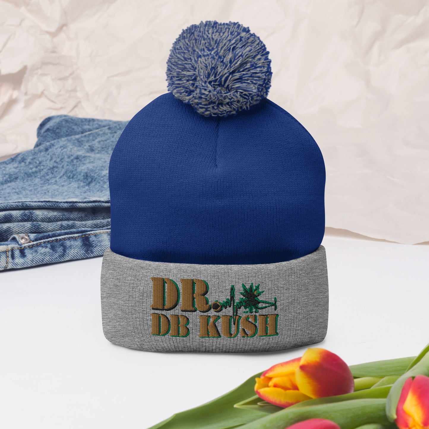 DR DB KUSH - Pom-Pom Beanie