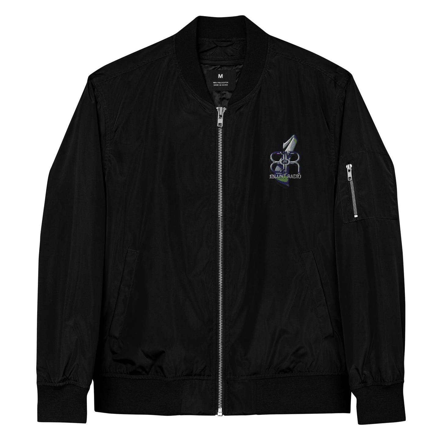 1BLUNTRADIO - Premium recycled bomber jacket