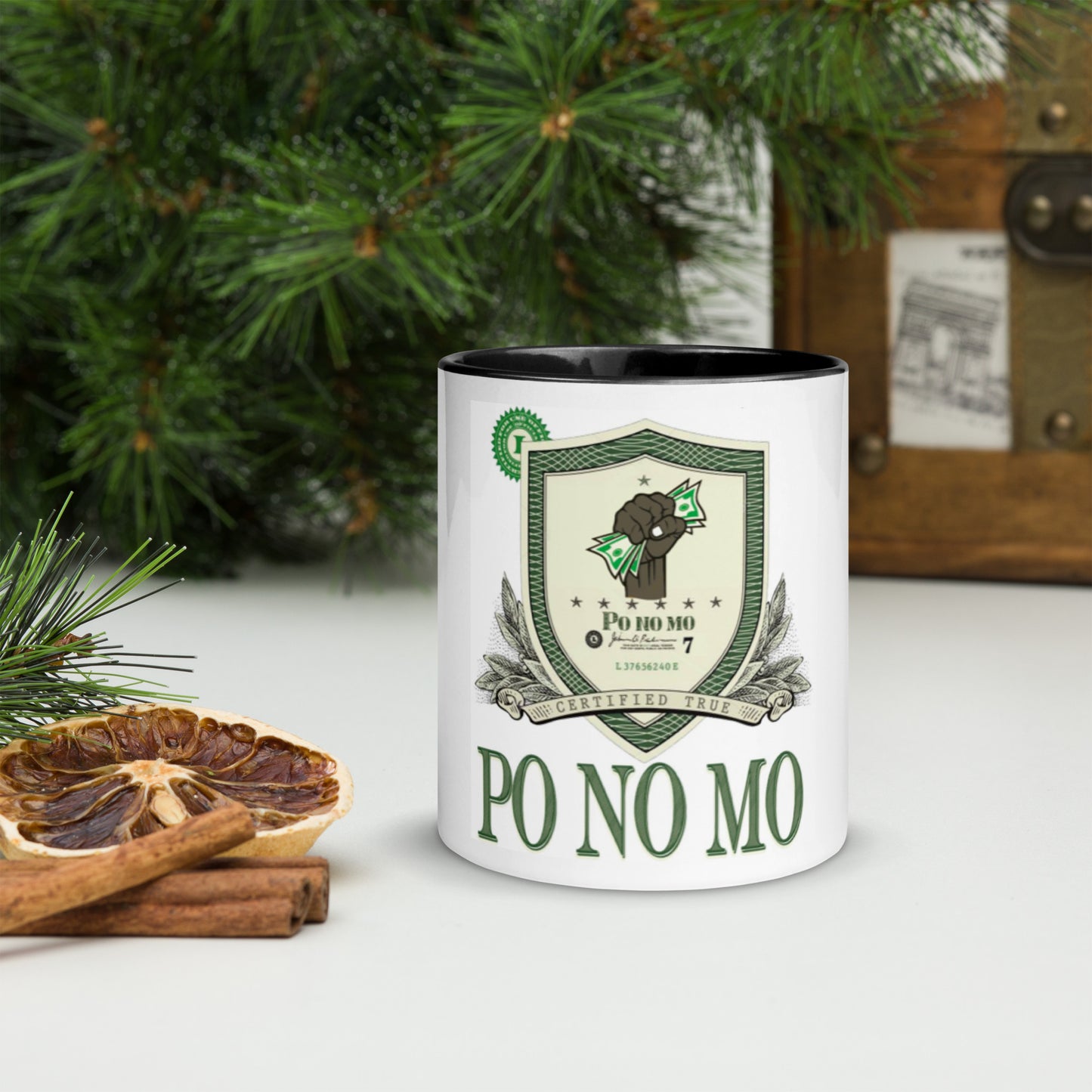 PO NO MO WEAR - Mug with Color Inside