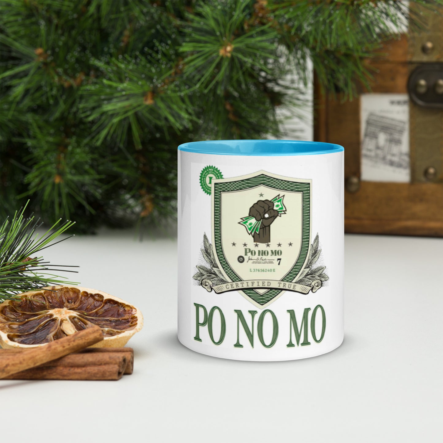 PO NO MO WEAR - Mug with Color Inside