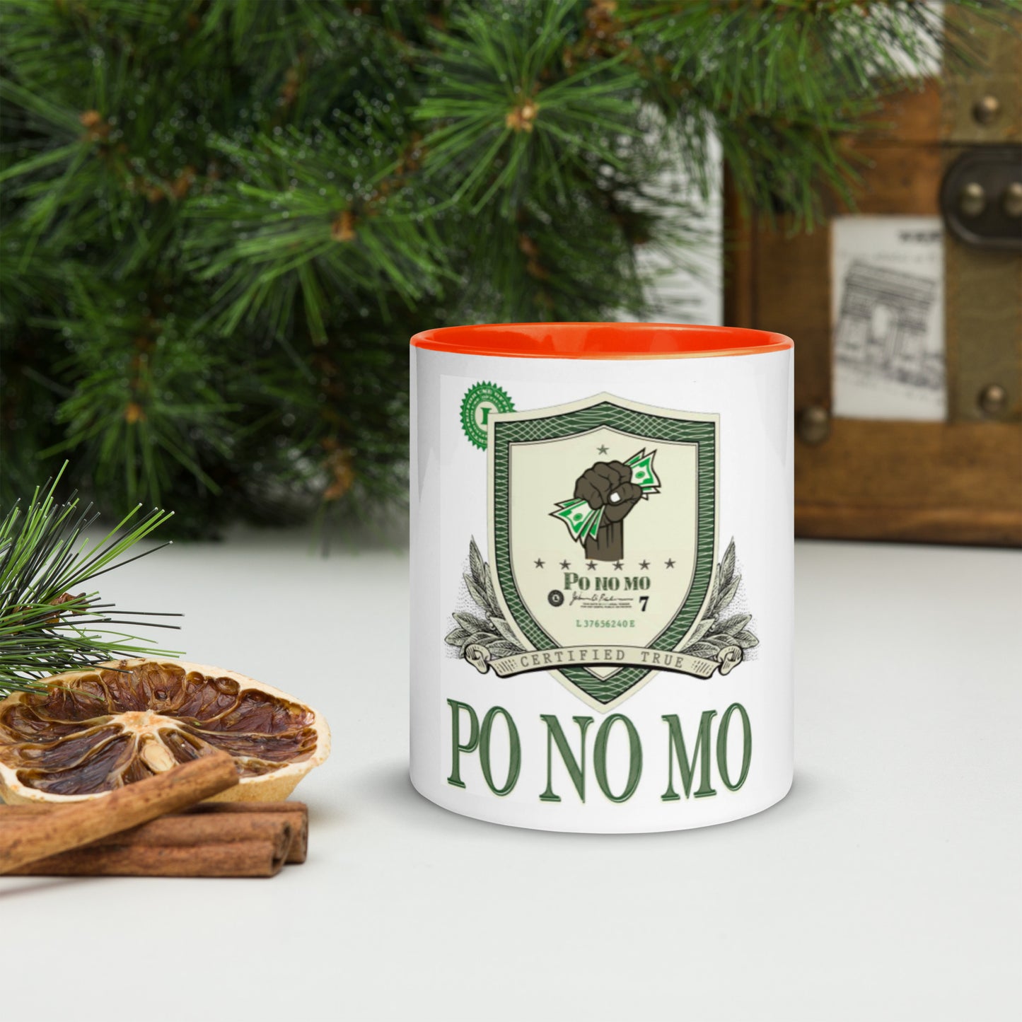 PO NO MO WEAR - Mug with Color Inside