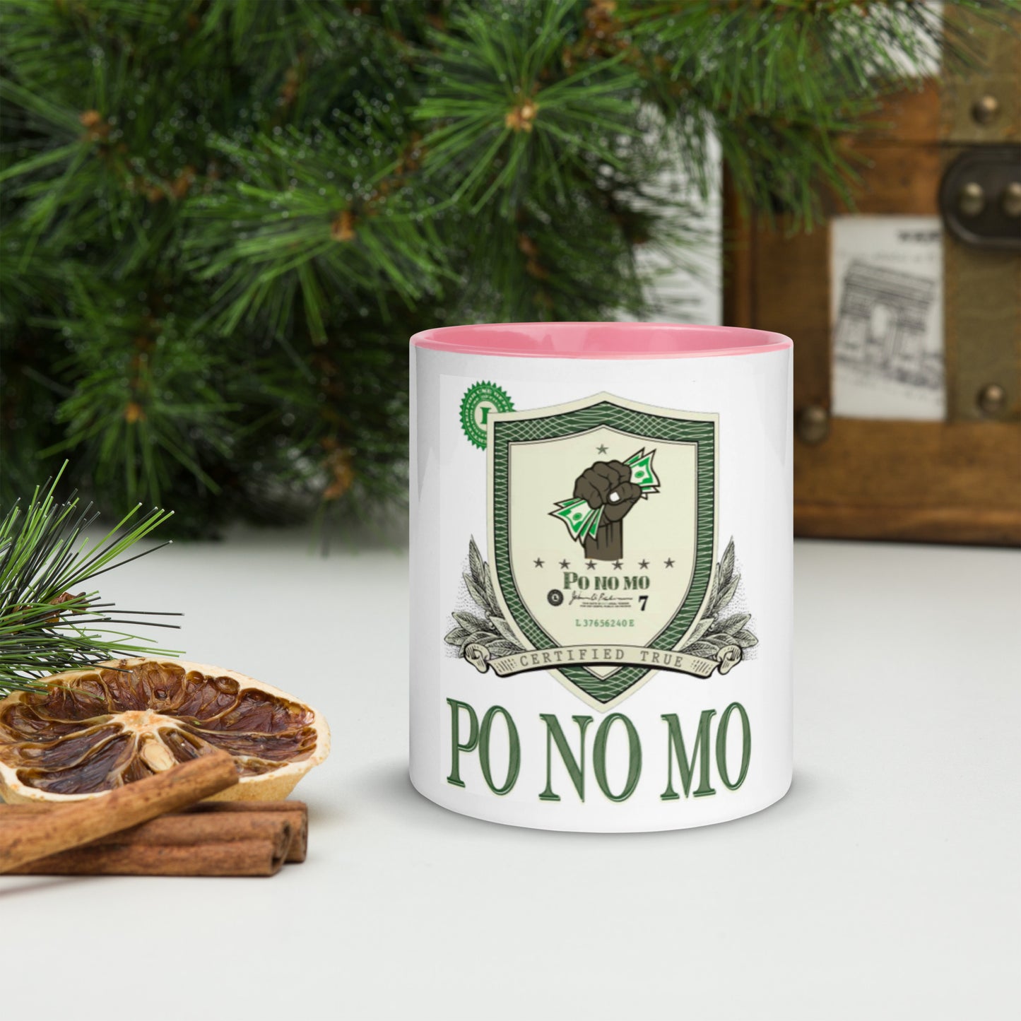 PO NO MO WEAR - Mug with Color Inside
