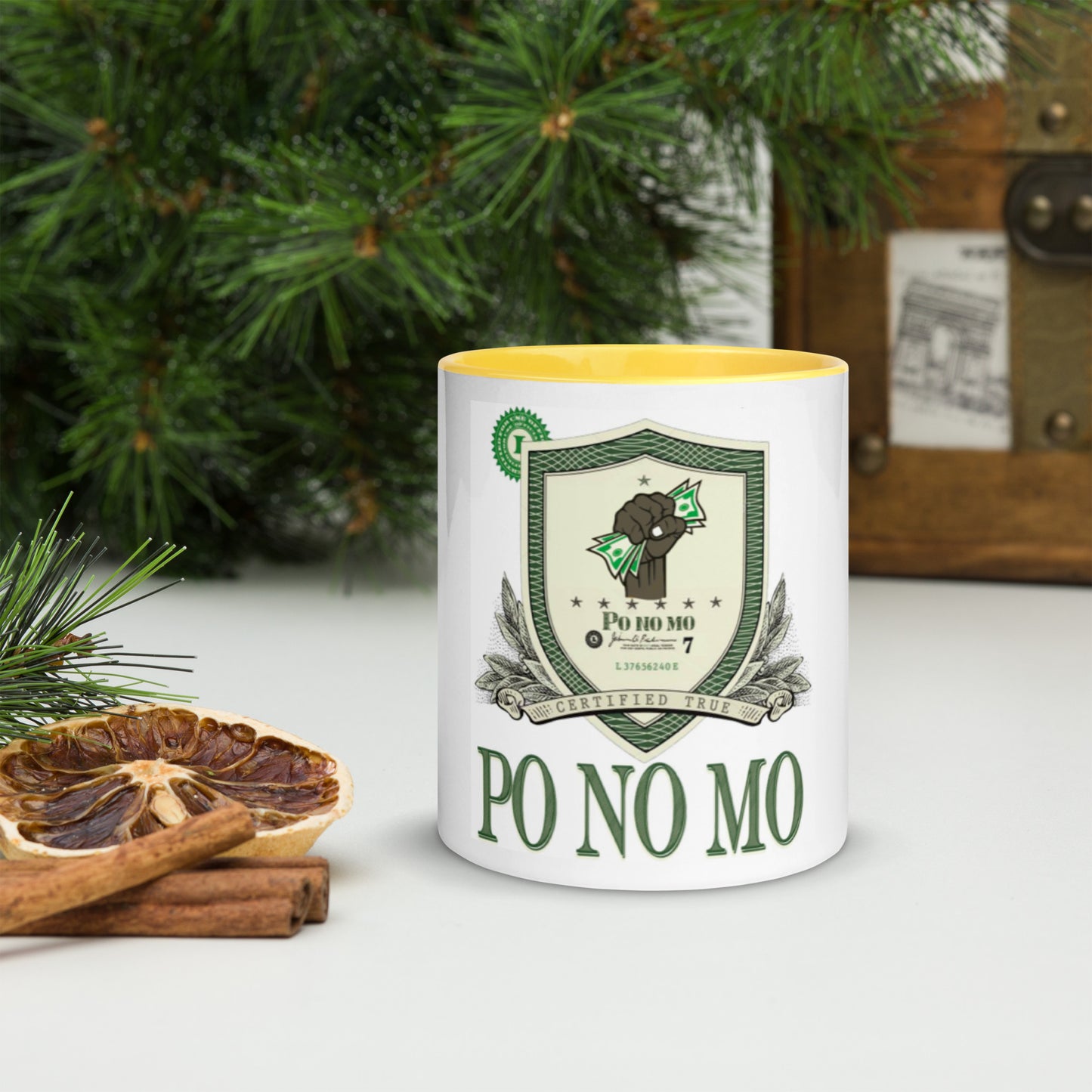 PO NO MO WEAR - Mug with Color Inside