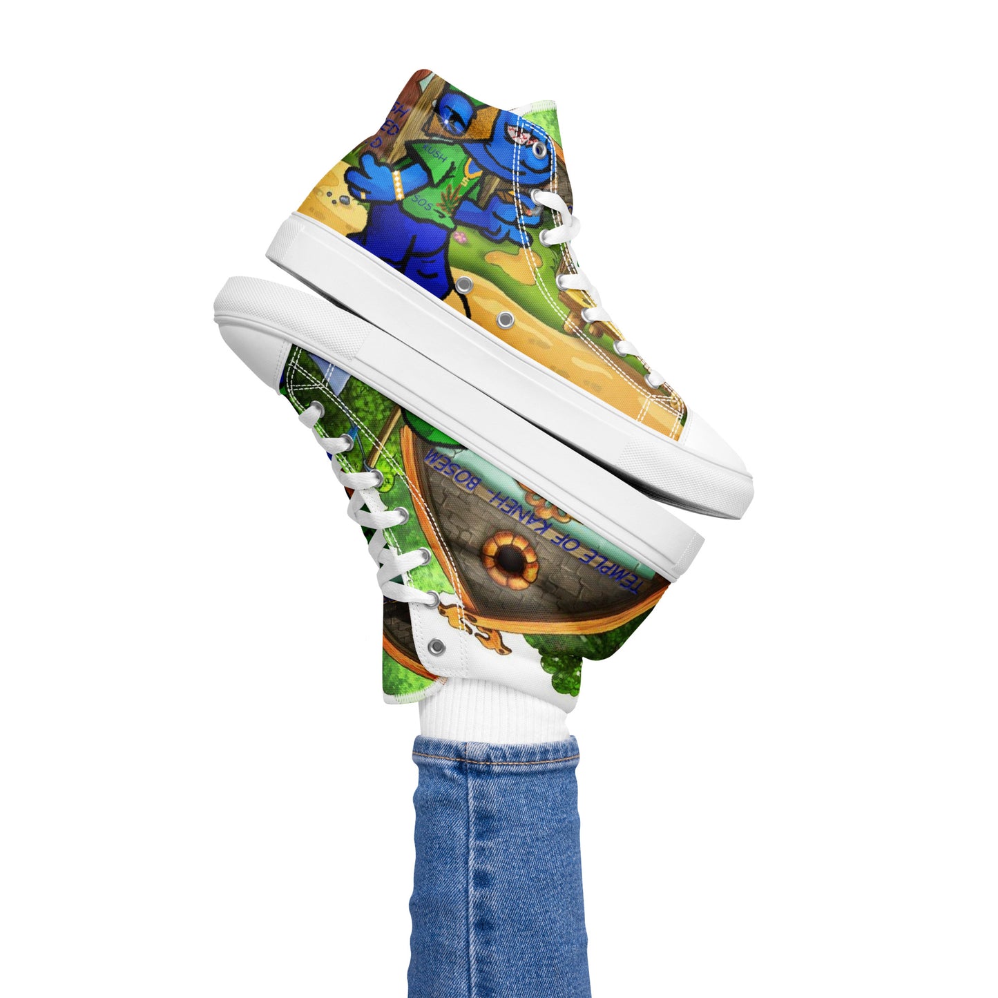 ALL I NEED - Women’s high top canvas shoes